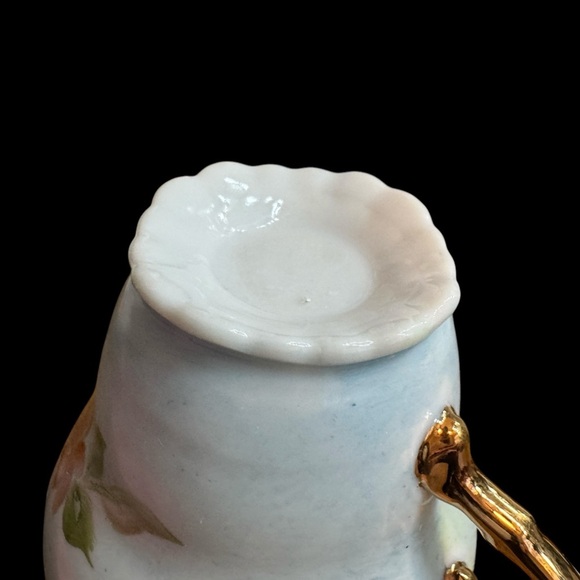 Vintage Japan Hand Painted Porcelain Teacup and Saucer - Picture 9 of 12